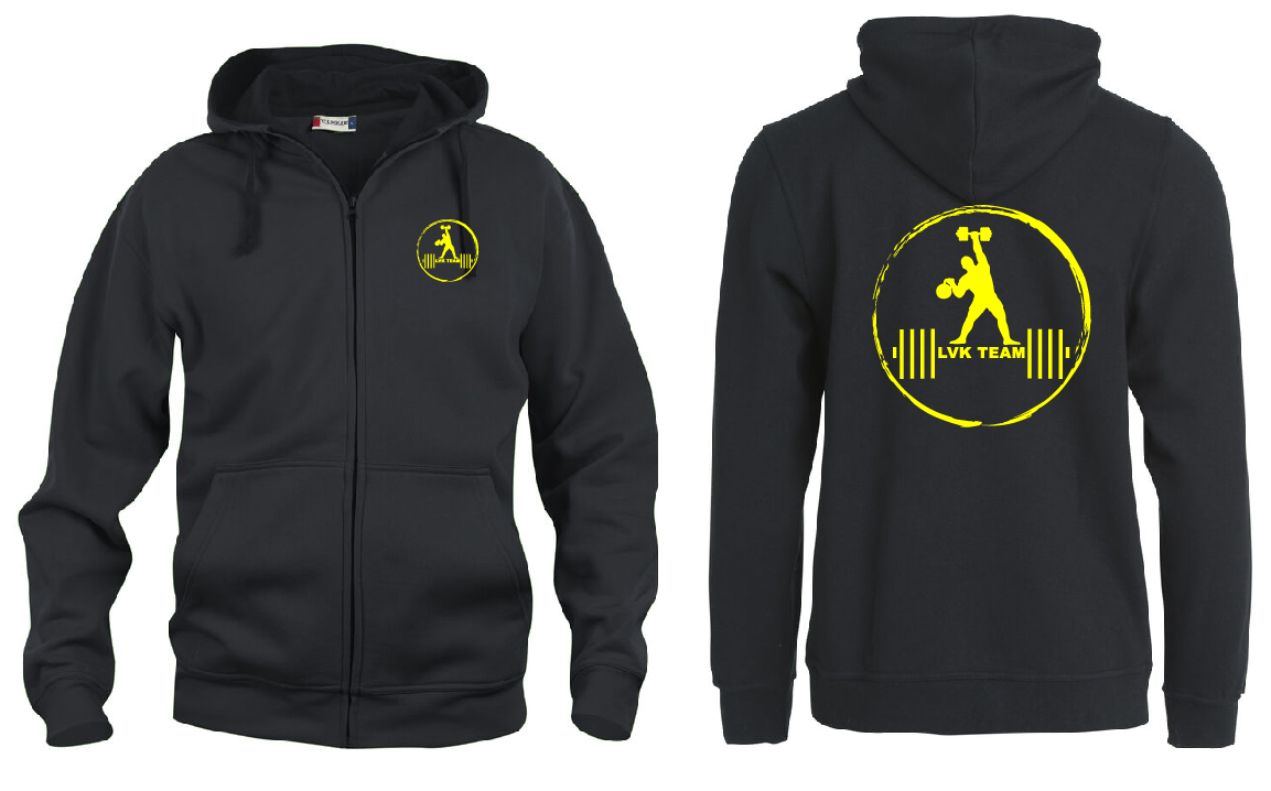 Huppari LVK teamin logolla, valitse myös selkäpainatus. 42 €